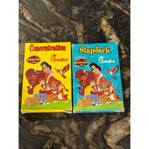 2 decks of CHICK-FIL-A cards  The Book of Virtues Slapjack & Concentration 1998